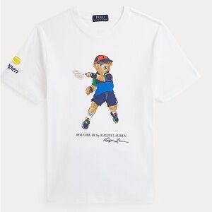 Polo by Ralph Lauren Kids White Bear Graphic Tee